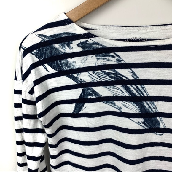 [SOLD]J. Crew Garments for Good Whale Striped Top - Picture 4 of 8